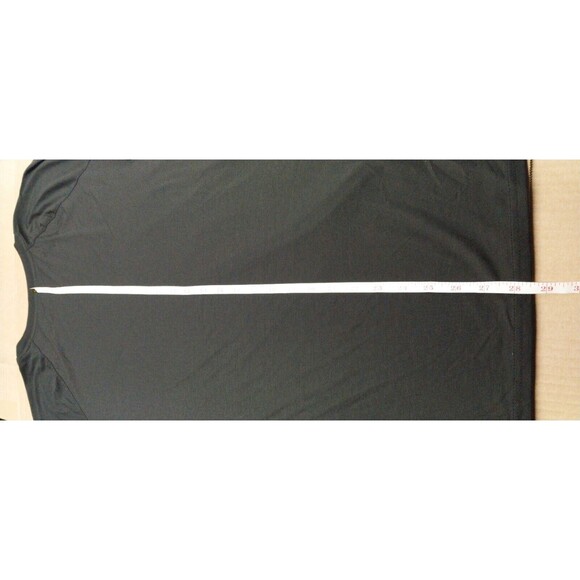 Tek Gear Mens XXL Black Long Sleeve Thermal Shirt Lightweight Pullover Side Vent - Picture 8 of 10